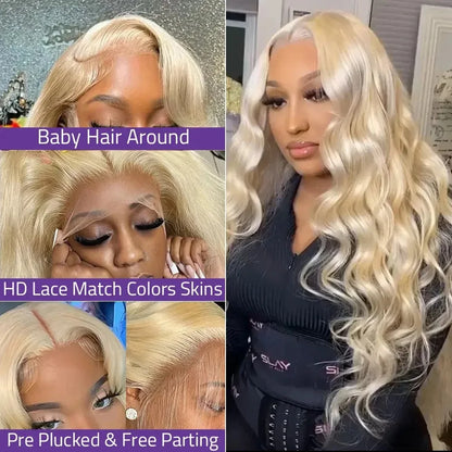 Honey Blonde HD Transparent Wig