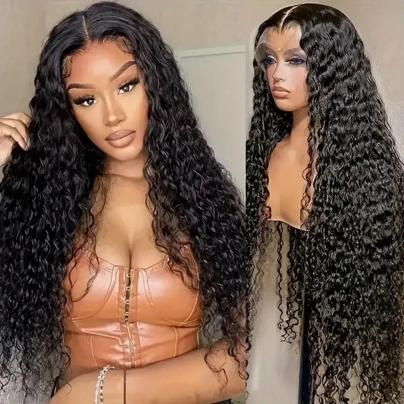 Deep wave Human Hair Wigs