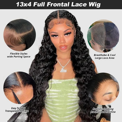 Full Frontal Lace Human Hair Wig