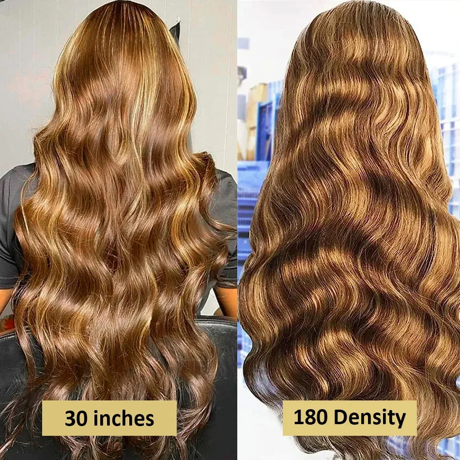 Highlight Honey Blonde Body Wave Wig