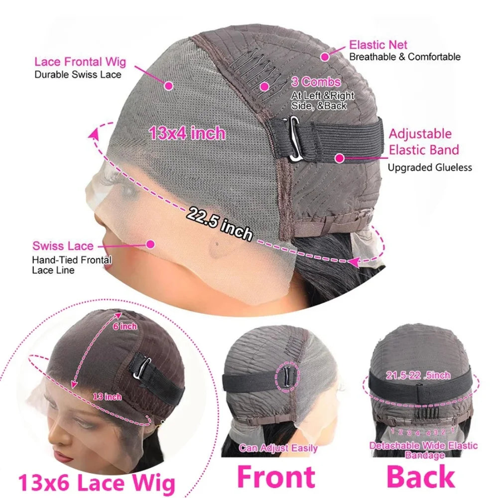 Deep Wave Lace Front Wigs