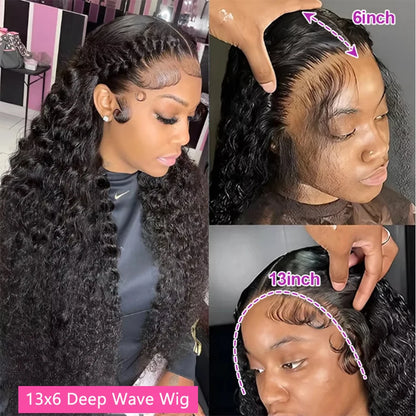 Deep Wave Lace Front Wigs